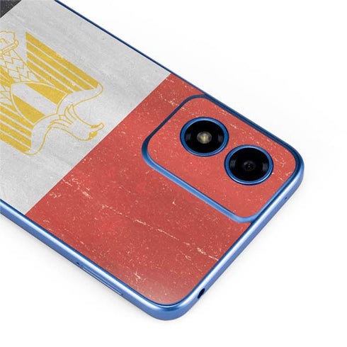 Egyptian Flag Distressed Moto G Play 4G (2024) Skin
